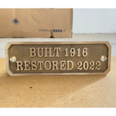 Buy Brass plaques: Personalized with Name | Antique finish